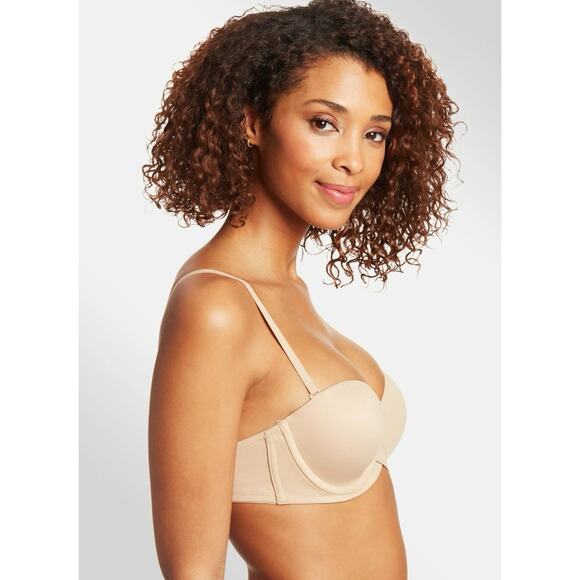 Women's Self Expressions SE6990 Stay Put Strapless Bra (Body Beige 34B) - Picture 2 of 3